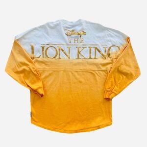 NWOT Unisex Disneyland The Lion King Gold Yellow Spirit Jersey Size Small Rare